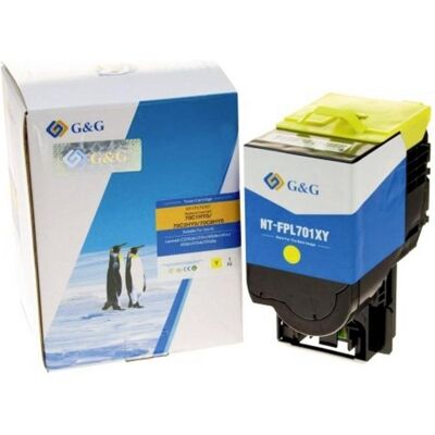 G&G, Toner, XL-Toner ers. Lexmark 702HY/ 70C2HY0 Gelb (Y) G&G, Toner, XL-Toner ers. Lexmark 702HY/ 70C2HY0 Gelb (Y)