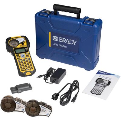 Brady M210-Elec-KIT UE, appareil mobile pour l'étiquetage, impression en continu et d'étiquettes, clavier, Étiqueteuse, Noir Brady M210-Elec-KIT UE, appareil mobile pour l'étiquetage, impression en continu et d'étiquettes, clavier, Étiqueteuse, Noir