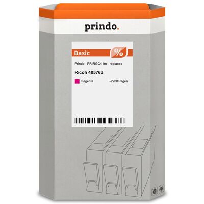 Prindo, Cartouche d'impression, compatible avec Ricoh 405763 (M) Prindo, Cartouche d'impression, compatible avec Ricoh 405763 (M)