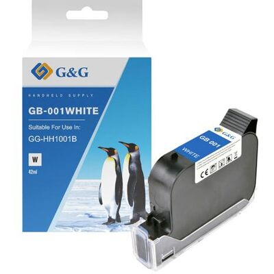 G&G, Cartouche d'impression, Druckerpatrone Original Weiss GB-001white G&G, Cartouche d'impression, Druckerpatrone Original Weiss GB-001white