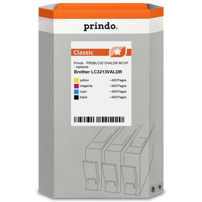 Prindo, Cartouche d'impression, PRSBLC3213VALDR MCVP LC-3213 (C, CF, M, Y) Prindo, Cartouche d'impression, PRSBLC3213VALDR MCVP LC-3213 (C, CF, M, Y)