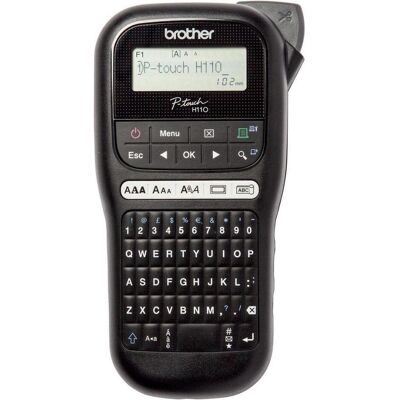 Brother P-Touch PT-H110 QWERTY, Étiqueteuse, Noir Brother P-Touch PT-H110 QWERTY, Étiqueteuse, Noir