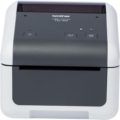 Brother TD-4520dn (300 dpi), Imprimante d'étiquettes, Gris, Blanc Brother TD-4520dn (300 dpi), Imprimante d'étiquettes, Gris, Blanc