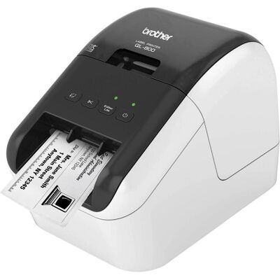 Brother Imprimante thermique QL800ZX1 USB Gris Blanc/Noir Noir/Gris (300 dpi), Imprimante d'étiquettes, Blanc, Noir, Gris Brother Imprimante thermique QL800ZX1 USB Gris Blanc/Noir Noir/Gris (300 dpi), Imprimante d'étiquettes, Blanc, Noir, Gris