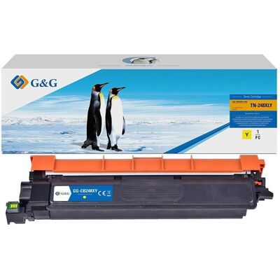 G&G, Toner, Toner für Brother TN248XL Y Yellow Gelb (Y) G&G, Toner, Toner für Brother TN248XL Y Yellow Gelb (Y)