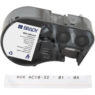 Brady, Rouleau d’étiquettes, BradyGrip Print-on Hook Brady, Rouleau d’étiquettes, BradyGrip Print-on Hook