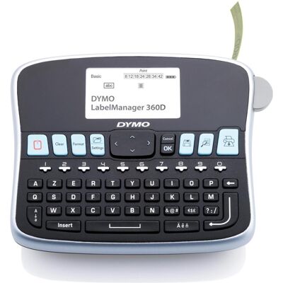 Dymo Disposition du clavier de la LabelManager 360D FR, Étiqueteuse, Argent, Noir Dymo Disposition du clavier de la LabelManager 360D FR, Étiqueteuse, Argent, Noir