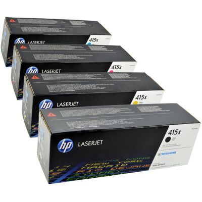 HP Toner, 4 toner W2030X-W2033X 415X multipack K C M Y 4 couleurs (C, CF, M, Y) HP Toner, 4 toner W2030X-W2033X 415X multipack K C M Y 4 couleurs (C, CF, M, Y)