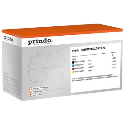 Prindo, Toner, Prindo / / / (PRTBTN248XLCMYK) (C, CF, M, Y) Prindo, Toner, Prindo / / / (PRTBTN248XLCMYK) (C, CF, M, Y)