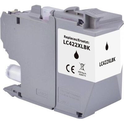 Renkforce, Cartouche d'impression, Druckerpatrone ersetzt Brother LC-422XLBK Kompatibel Schwarz RF-BLC422XLBK (RF-6728534) (CF) Renkforce, Cartouche d'impression, Druckerpatrone ersetzt Brother LC-422XLBK Kompatibel Schwarz RF-BLC422XLBK (RF-6728534) (CF)