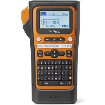 Brother PT-E310BTVP, Étiqueteuse, Noir, Orange Brother PT-E310BTVP, Étiqueteuse, Noir, Orange