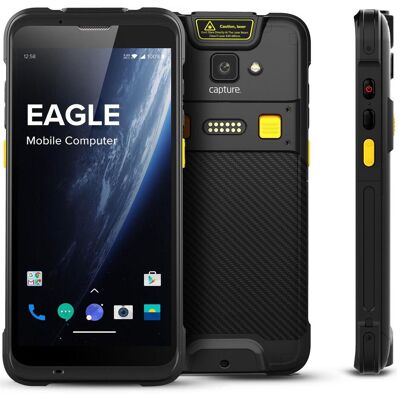 Capture Eagle 4G version (Codes à barres 1D, Codes à barres 2D), Lecteur de codes barres, Noir Capture Eagle 4G version (Codes à barres 1D, Codes à barres 2D), Lecteur de codes barres, Noir