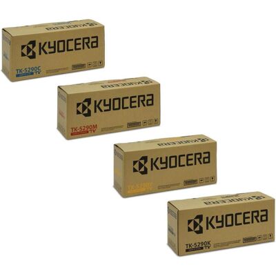 Kyocera Toner, Toner original TK-5290 - Multipack de 4 (cyan, magenta, jaune, noir) (C, CF, M, Y) Kyocera Toner, Toner original TK-5290 - Multipack de 4 (cyan, magenta, jaune, noir) (C, CF, M, Y)