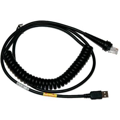 Honeywell Câble : USB noir de type A 3m (9.8 ') enroulé 5V d'alimentation de l'hôte, Lecteur de codes barres : accessoires Honeywell Câble : USB noir de type A 3m (9.8 ') enroulé 5V d'alimentation de l'hôte, Lecteur de codes barres : accessoires