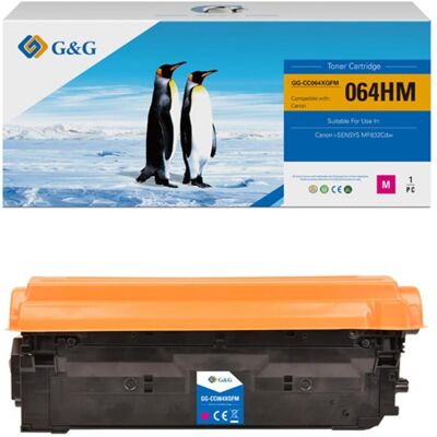 G&G, Toner, kompatibel Toner mit Canon 064 H M, NT-CC064XQFM-RC, magenta, 10500S, high capacity (M) G&G, Toner, kompatibel Toner mit Canon 064 H M, NT-CC064XQFM-RC, magenta, 10500S, high capacity (M)