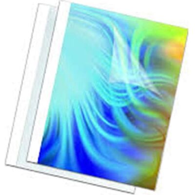 Fellowes Chemise à relier thermique A4 100 pcs - 8 mm, blanc, Relieuse : accessoires, Blanc Fellowes Chemise à relier thermique A4 100 pcs - 8 mm, blanc, Relieuse : accessoires, Blanc