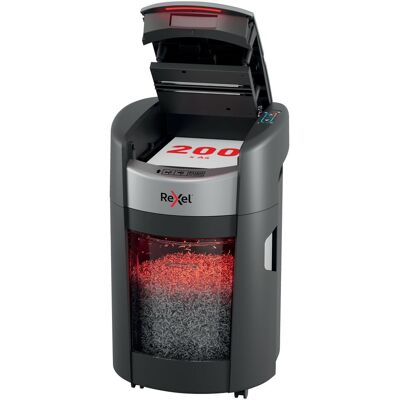Rexel, Destructeur de documents, Destructeur de documents automatique ShredMax 200M, P5 (Micro-coupe) Rexel, Destructeur de documents, Destructeur de documents automatique ShredMax 200M, P5 (Micro-coupe)
