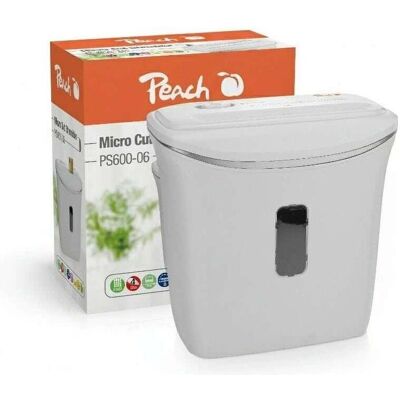 Peach, Destructeur de documents, Micro Cut Schredder PS600-06 (Micro-coupe) Peach, Destructeur de documents, Micro Cut Schredder PS600-06 (Micro-coupe)
