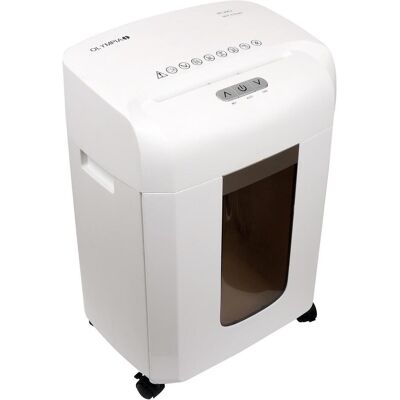 Olympia Destructeur de documents, Destructeur de documents MC 408.2 blanc (Coupe de particules) Olympia Destructeur de documents, Destructeur de documents MC 408.2 blanc (Coupe de particules)