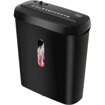 Adler, Destructeur de documents, Office supplies Paper Shredder AD 1039 Black 8 L 70 dB Strip-cut (Coupe droite) Adler, Destructeur de documents, Office supplies Paper Shredder AD 1039 Black 8 L 70 dB Strip-cut (Coupe droite)