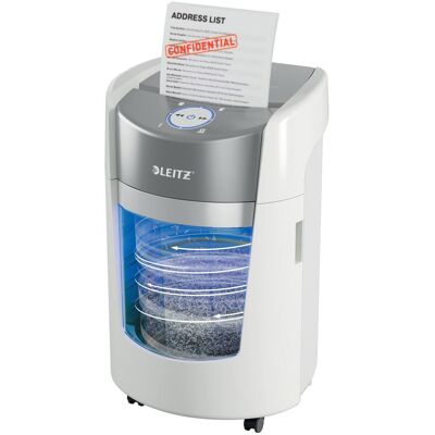 Leitz, Destructeur de documents, Aktenvernichter IQ OptiMax Small Office 350 P5 (Coupe de particules) Leitz, Destructeur de documents, Aktenvernichter IQ OptiMax Small Office 350 P5 (Coupe de particules)