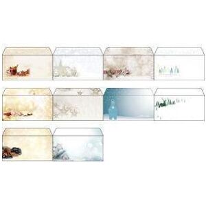 Sigel, Enveloppes, Christmas Timber (DL, 25x) Sigel, Enveloppes, Christmas Timber (DL, 25x)