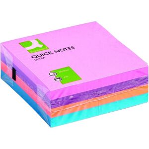 Q-Connect, Notes adhésives, Papillons adhésifs Quick Notes, 75x75mm, multicolore, 320 feuilles (75 x 75 mm) Q-Connect, Notes adhésives, Papillons adhésifs Quick Notes, 75x75mm, multicolore, 320 feuilles (75 x 75 mm)