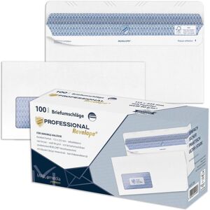 Mailmedia, Enveloppes, PROFESSIONAL 30051785 enveloppe REVELOPE, 112 x 225 mm, avec fenêtre (100x) Mailmedia, Enveloppes, PROFESSIONAL 30051785 enveloppe REVELOPE, 112 x 225 mm, avec fenêtre (100x)