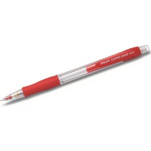 Pilot, Crayon à papier + critérium, Porte-mines SUPER GRIP rouge HB 0,5 mm (0.50 mm, HB, 1x) Pilot, Crayon à papier + critérium, Porte-mines SUPER GRIP rouge HB 0,5 mm (0.50 mm, HB, 1x)