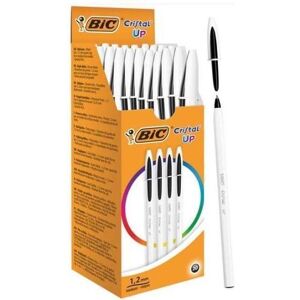 Bic, Stylo, Stylo à bille Cristal Up, couleur de trait noir, 20 pcs (20x) Bic, Stylo, Stylo à bille Cristal Up, couleur de trait noir, 20 pcs (20x)