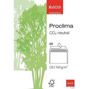 Elco, Enveloppes, Proclima de l'enveloppe (C6, 50x) Elco, Enveloppes, Proclima de l'enveloppe (C6, 50x)