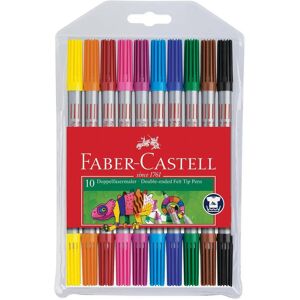 Faber-Castell, Écriture + dessin, Crayons-feutres (10x) Faber-Castell, Écriture + dessin, Crayons-feutres (10x)