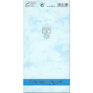 Prona, Enveloppes, Enveloppe Dl/20 bleu marbré (20x) Prona, Enveloppes, Enveloppe Dl/20 bleu marbré (20x)