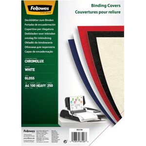 Fellowes Feuille supérieure Chromolux, brillante, blanche, Relieuse : accessoires, Blanc Fellowes Feuille supérieure Chromolux, brillante, blanche, Relieuse : accessoires, Blanc