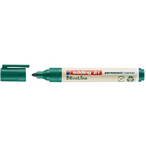 Edding, Marqueur, 10 21 EcoLine marqueurs permanents verts 1,5 - 3,0 mm (10x) Edding, Marqueur, 10 21 EcoLine marqueurs permanents verts 1,5 - 3,0 mm (10x)