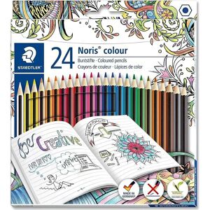 Crayons de Couleur Staedtler Noris - 24 Couleurs - Vifs et Durables Crayons de Couleur Staedtler Noris - 24 Couleurs - Vifs et Durables