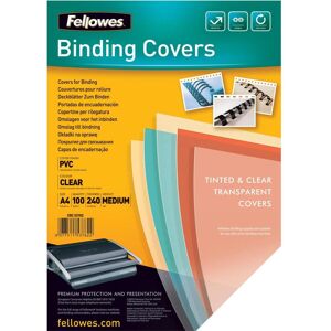 Fellowes Feuilles de recouvrement en PVC (A4, 240 microns), Relieuse : accessoires, Transparent Fellowes Feuilles de recouvrement en PVC (A4, 240 microns), Relieuse : accessoires, Transparent