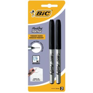 Bic, Marqueur, Textile Marker Noir Bl2 (2x) Bic, Marqueur, Textile Marker Noir Bl2 (2x)