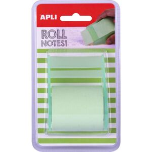 Apli, Notes adhésives, Pad autocollant, en rouleau, 50 mm x 8 m, blister, vert pastel (151 x 50 mm) Apli, Notes adhésives, Pad autocollant, en rouleau, 50 mm x 8 m, blister, vert pastel (151 x 50 mm)