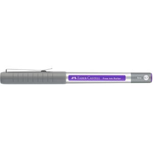 Faber-Castell, Stylo, Roller Free Ink gris 0,7 mm, Couleur d'encre : violet, 1 pc. (1x) Faber-Castell, Stylo, Roller Free Ink gris 0,7 mm, Couleur d'encre : violet, 1 pc. (1x)