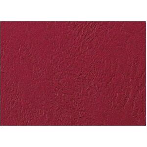 GBC LeatherGrain - carton A4 100 pcs - rouge foncé, Relieuse : accessoires, Rouge GBC LeatherGrain - carton A4 100 pcs - rouge foncé, Relieuse : accessoires, Rouge