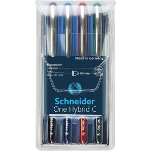 Schneider, Stylo, Un Stylo Roller Hybride C 0,5 mm 4 Couleurs (4x) Schneider, Stylo, Un Stylo Roller Hybride C 0,5 mm 4 Couleurs (4x)