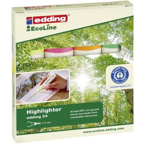 Edding, Marqueur, Surligneur EcoLine 25 (4x) Edding, Marqueur, Surligneur EcoLine 25 (4x)