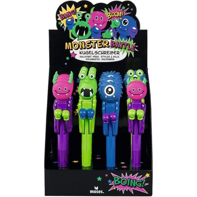 Magni, Stylo, Stylos à bille « Monster Battle » - assortiment Magni, Stylo, Stylos à bille « Monster Battle » - assortiment