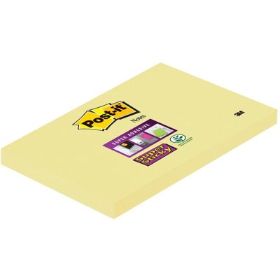Post-it, Notes adhésives, Notes super adhésives, 1x 90 feuilles (76 x 127 mm) Post-it, Notes adhésives, Notes super adhésives, 1x 90 feuilles (76 x 127 mm)