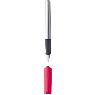 Lamy, Stylo, stylo à cartouche nexx crimson/argent A (pour débutants) (1x) Lamy, Stylo, stylo à cartouche nexx crimson/argent A (pour débutants) (1x)