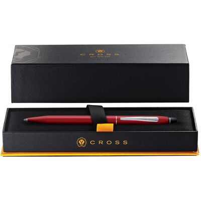 Cross, Stylo, Stylo à bille Click Rouge métallique Boîte cadeau (1x) Cross, Stylo, Stylo à bille Click Rouge métallique Boîte cadeau (1x)