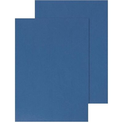 Q-Connect Couverture mate, Relieuse : accessoires, Bleu Q-Connect Couverture mate, Relieuse : accessoires, Bleu