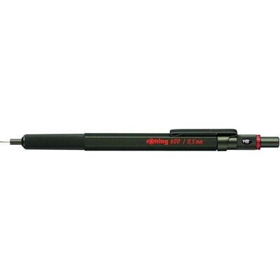Rotring, Crayon à papier + critérium, Crayon à mine fine (0.50 mm, HB, 1x) Rotring, Crayon à papier + critérium, Crayon à mine fine (0.50 mm, HB, 1x)