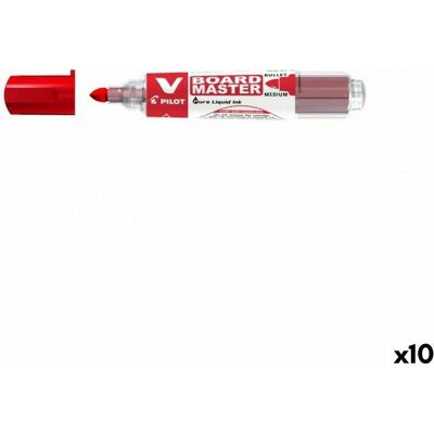 Pilot, Marqueur, V Board Master surligneur 10 pièce(s) Type de pointe rouge (10x) Pilot, Marqueur, V Board Master surligneur 10 pièce(s) Type de pointe rouge (10x)